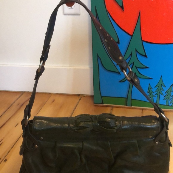 Hayden-Harnett Brooklyn/NYC Vintage Hobo Purse - Picture 5 of 7